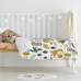 Parure de couette HappyFriday Moshi Moshi Harvestwood Multicouleur Lit de bébé 2 Pièces