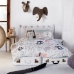 Parure de couette HappyFriday Moshi Moshi Best Buddies Multicouleur Lit 1 persone 2 Pièces