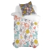 Set husă de pătură HappyFriday Moshi Moshi Woodland Multicolor Pat 80 2 Piese