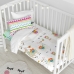Duvet cover set HappyFriday Moshi Moshi Cute Llamas Multicolour Baby Crib 2 Pieces