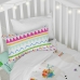 Duvet cover set HappyFriday Moshi Moshi Cute Llamas Multicolour Baby Crib 2 Pieces