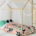 Dekbedovertrek set HappyFriday Moshi Moshi Panda Garden Roze Bed van 105 2 Onderdelen
