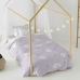 Dekbedovertrek set HappyFriday Moshi Moshi Moons Multicolour Bed van 80 2 Onderdelen