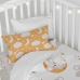 Parure de couette HappyFriday Moshi Moshi Baby Koala Multicouleur Lit de bébé 2 Pièces