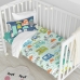 Parure de couette HappyFriday Moshi Moshi Holidays Multicouleur Lit de bébé 2 Pièces