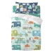 Dekbedovertrek set HappyFriday Moshi Moshi Holidays Multicolour Wieg voor baby's 2 Onderdelen