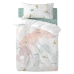 Duvet cover set HappyFriday Le Petit Prince Nuages Multicolour Baby Crib 2 Pieces