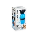Sticlă cu Castron de Apă pentru Câini Albastru Negru Metal Plastic 500 ml