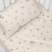 Jeu de draps HappyFriday HF Mini Iris Multicouleur Lit de bébé 2 Pièces