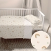 Bedding set HappyFriday HF Mini Iris Multicolour Baby Crib 2 Pieces