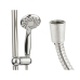 Shower Set Berilo 168 White Silver Metal