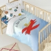 Комплект чехлов для одеяла HappyFriday Le Petit Prince Son Avion Разноцветный Детская кроватка 2 Предметы