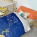 Dekbedovertrek set HappyFriday Le Petit Prince Migration Multicolour Bed van 105 2 Onderdelen