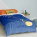 Set husă de pătură HappyFriday Le Petit Prince Migration Multicolor Pat 105 2 Piese