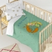 Set husă de pătură HappyFriday Le Petit Prince Le Printemps Multicolor Pătuț de copil 2 Piese