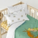 Duvet cover set HappyFriday Le Petit Prince Le Printemps Multicolour Baby Crib 2 Pieces