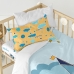 Dekbedovertrek set HappyFriday Le Petit Prince Navigateur Multicolour Wieg voor baby's 2 Onderdelen