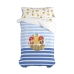 Duvet cover set HappyFriday Happynois Pirate Ship Multicolour Single 2 Pieces