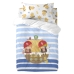 Dekbedovertrek set HappyFriday Happynois Pirate Ship Multicolour Wieg voor baby's 2 Onderdelen