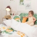 Dekbedovertrek set HappyFriday Happynois Happydino Multicolour Bed van 80/90 2 Onderdelen