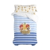 Juego de funda nórdica HappyFriday Happynois Pirate Ship Multicolor Cama de 105 2 Piezas