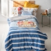 Duvet cover set HappyFriday Happynois Pirate Ship Multicolour Single 2 Pieces