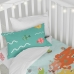 Dekbedovertrek set HappyFriday Happynois World Map Multicolour Wieg voor baby's 2 Onderdelen