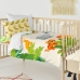 Dekbedovertrek set HappyFriday Mr Fox Wild Multicolour Wieg voor baby's 2 Onderdelen