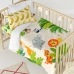 Set di copripiumino HappyFriday Mr Fox Wild Multicolore Culla Neonato 2 Pezzi