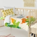 Duvet cover set HappyFriday Mr Fox Wild Multicolour Baby Crib 2 Pieces