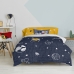 Set husă de pătură HappyFriday Mr Fox Starspace  Multicolor Pat 80/90 2 Piese