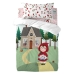 Täckslagsset HappyFriday Mr Fox Red riding hood  Multicolour Babysäng 2 Delar