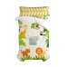 Dekbedovertrek set HappyFriday Mr Fox Wild Multicolour Bed van 105 2 Onderdelen