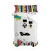 Dekbedovertrek set HappyFriday Mr Fox Bat Multicolour Bed van 80/90 2 Onderdelen