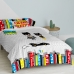 Dekbedovertrek set HappyFriday Mr Fox Bat Multicolour Bed van 80/90 2 Onderdelen