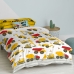 Dekbedovertrek set HappyFriday Mr Fox Machinery  Multicolour Bed van 105 2 Onderdelen