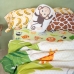 Комплект покривка за завивка HappyFriday Mr Fox Wild Многоцветен 80/90 легло 2 Части