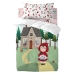 Комплект покривка за завивка HappyFriday Mr Fox Red riding hood  Многоцветен Бебешко Креватче 2 Части