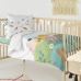 Dekbedovertrek set HappyFriday Mr Fox Dreaming   Multicolour Wieg voor baby's 2 Onderdelen