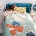 Dekbedovertrek set HappyFriday Mr Fox The warrior Multicolour Bed van 105 2 Onderdelen