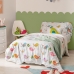 Set husă de pătură HappyFriday Mr Fox Little birds Multicolor Pat 80/90 2 Piese