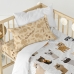 Dekbedovertrek set HappyFriday Mr Fox Cats Multicolour Wieg voor baby's 2 Onderdelen