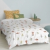 Duvet cover set HappyFriday Mr Fox World trip Multicolour Single 2 Pieces