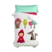 Dekbedovertrek set HappyFriday Mr Fox Grandma  Multicolour Bed van 80/90 2 Onderdelen