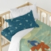 Duvet cover set HappyFriday Mr Fox The warrior Multicolour Baby Crib 2 Pieces