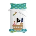 Dekbedovertrek set HappyFriday Mr Fox Flying boy Multicolour Bed van 105 2 Onderdelen