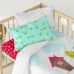 Duvet cover set HappyFriday Mr Fox Grandma  Multicolour Baby Crib 2 Pieces