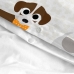 Σετ κάλυμμα παπλώματος HappyFriday Mr Fox Dogs Πολύχρωμο Kρεβάτι 80 εκ 2 Τεμάχια