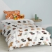 Dekbedovertrek set HappyFriday Mr Fox Dogs Multicolour Bed van 80 2 Onderdelen