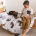 Dekbedovertrek set HappyFriday Mr Fox Dogs Multicolour Bed van 105 2 Onderdelen